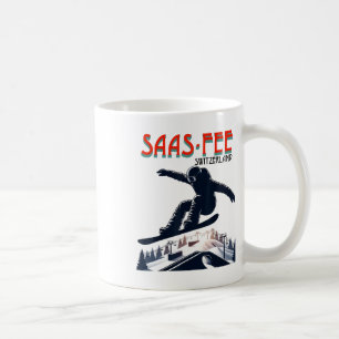 Mug Snowboard Saas-fee Suisse