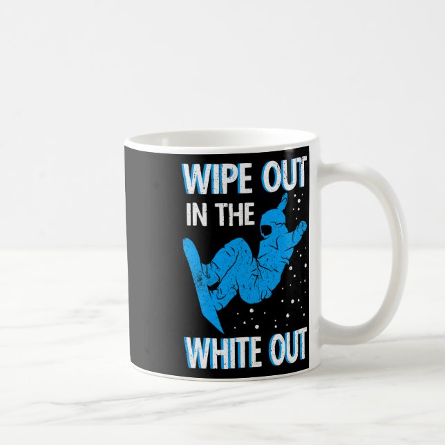 Mug Snowboard Se Balader Dans La Station De Ski White  (Droite)