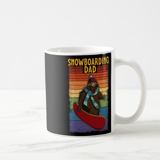 Mug Snowboard Ski Snowboard Activité compétitive (Droite)