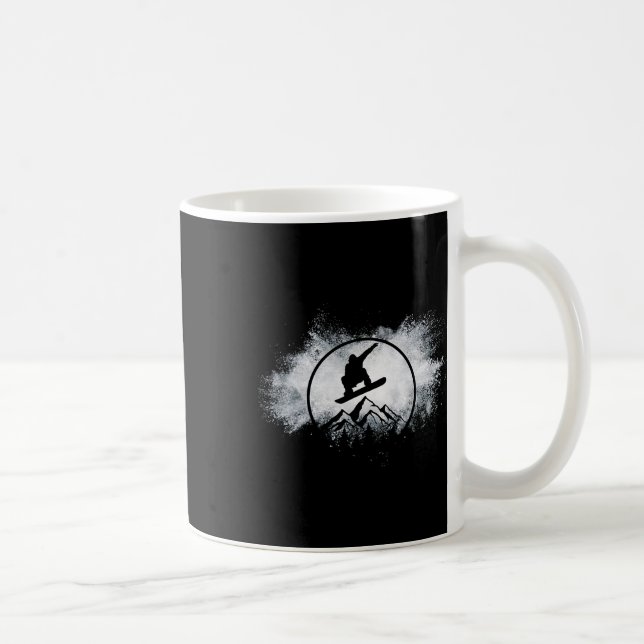 Mug Snowboard Snow Cloud Big Air Snowboard Snowboard S (Droite)
