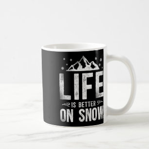 Mug Snowboard Snowboard Ski de montagne Vintage Ski de