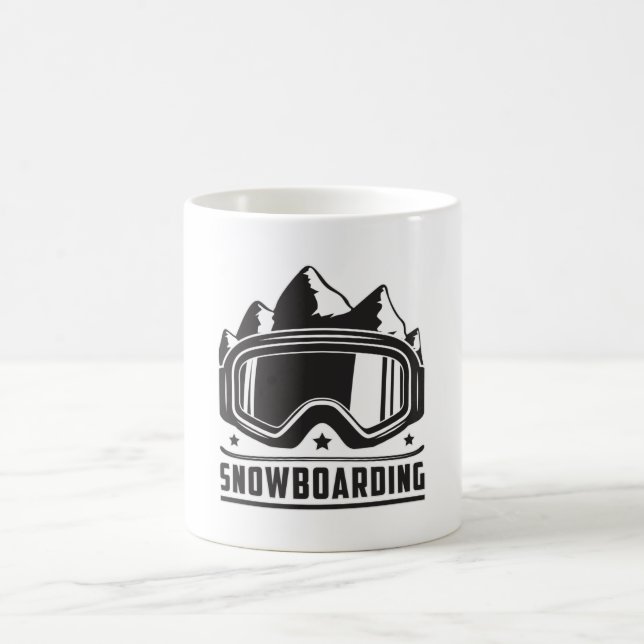 Mug Snowboard Snowboard Snowboard Snowboard Idée cadea (Centre)