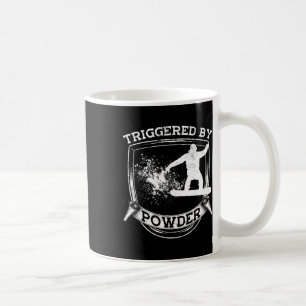 Mug Snowboard Snowboard Vintage Déclenché Par Poudre