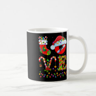 Mug Snowboard Xmas Lighting Père Noël Love Snowboard