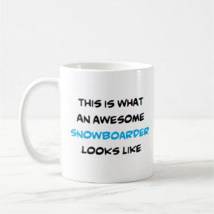 Mug snowboarder, génial