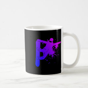 Mug Snowboarder Snowboard masculin Sports d'hiver
