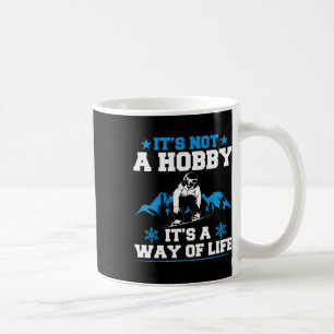 Mug Snowboarding Hiver Ce n'est pas une cuisinière