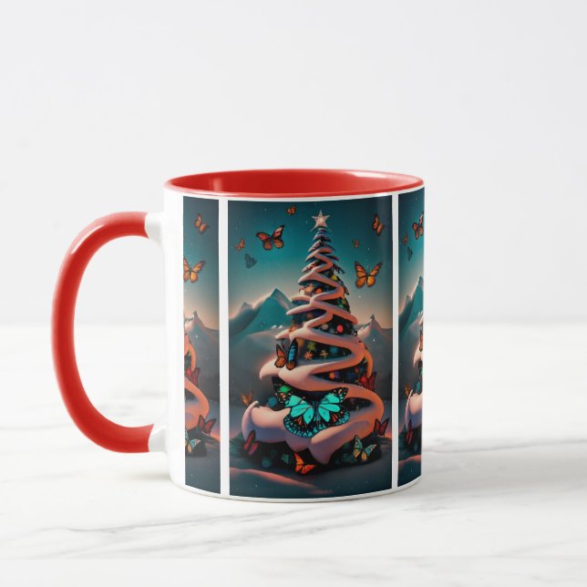 Mug Snowfall Treetop (Gauche)