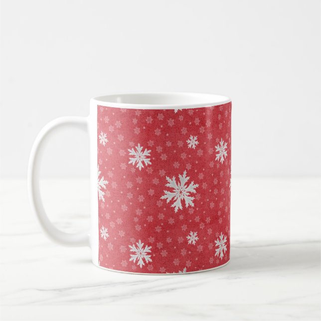 Mug Snowflakes à l'invitation de Noël (Gauche)