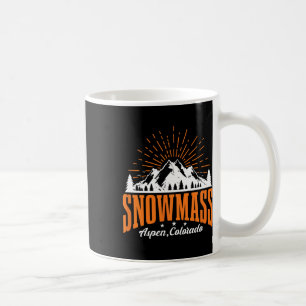 Mug Snowm Aspen Colorado Ski Mountain Ski Snowboard