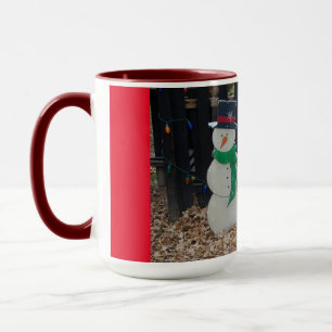 Mug Snowman à la ferme pour Noël