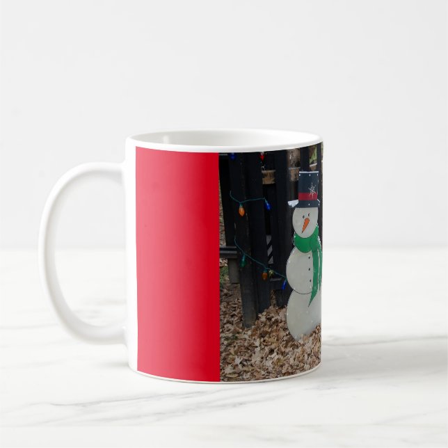 Mug Snowman en hiver pour Noël (Gauche)