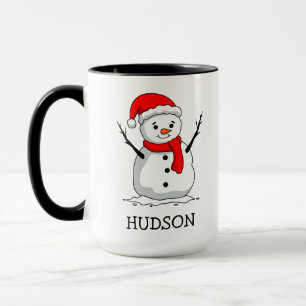 Mug Snowman Enfants Chocolat chaud Noël eve Cadeau