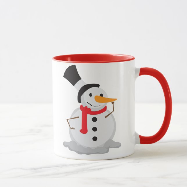 Mug Snowman Nez Touche Christmas Mug! (Droite)
