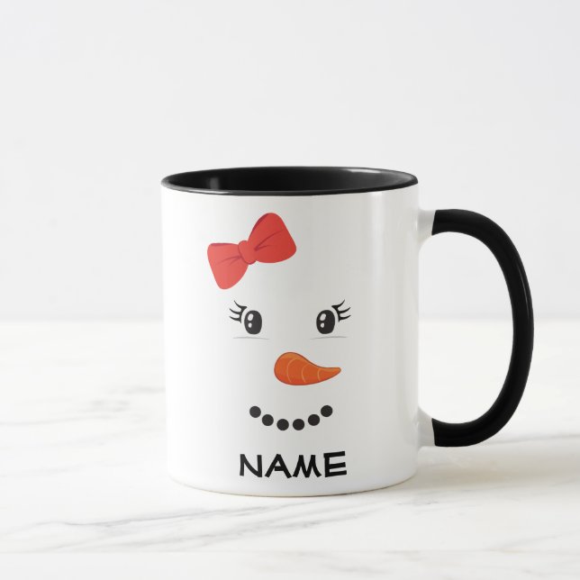 Mug Snowman personnalisé (Droite)