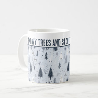 Mug Snowy Trees personnalisées et rencontres secrètes 