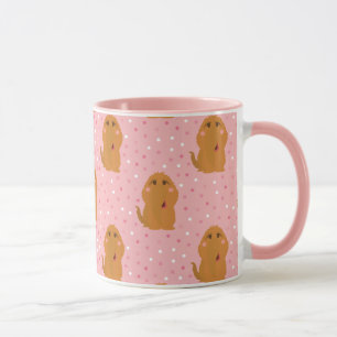 Mug Snuffleupagus Pink Polka Motif