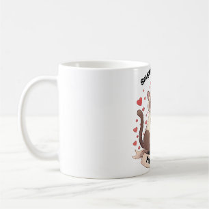 Mug Snuggle & Sorcery – Autocollant de couple de chat 