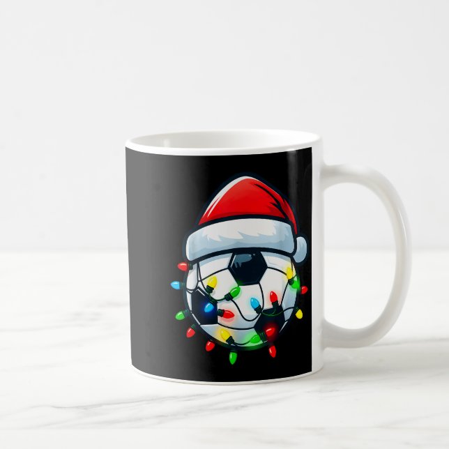 Mug Soccer Ball Santa Hat Xmas Pajamas Players Toddler (Droite)