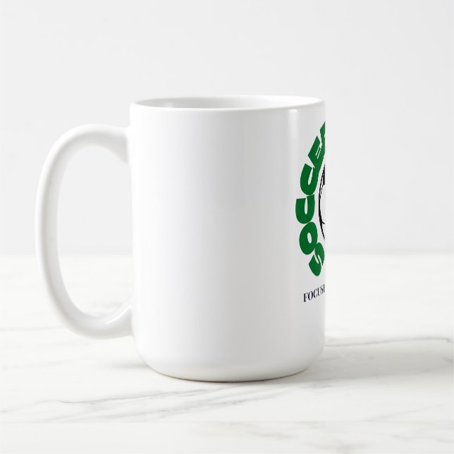 Mug Soccer O'Clock – Concentré jusqu'à la fin | Footba (Gauche)