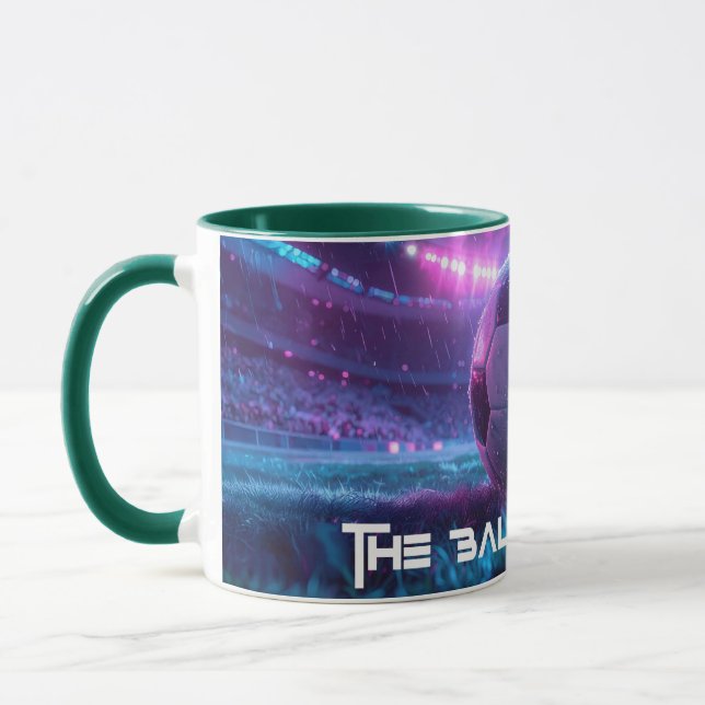 MUG SOCCER - THE BALL IS ROUND - FOOTBALL (Gauche)