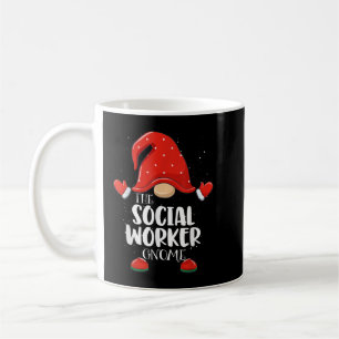 Mug Social Worker Gnome Matching Family Group Christma