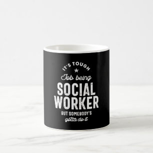 Mug Social Worker Job Title Cadeau