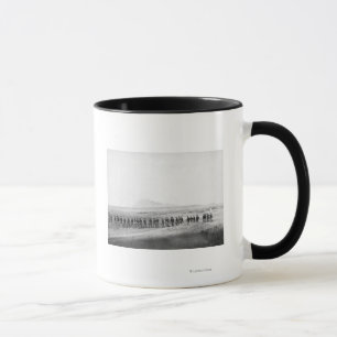 Mug Société C, 3ème infanterie des USA marchant dan