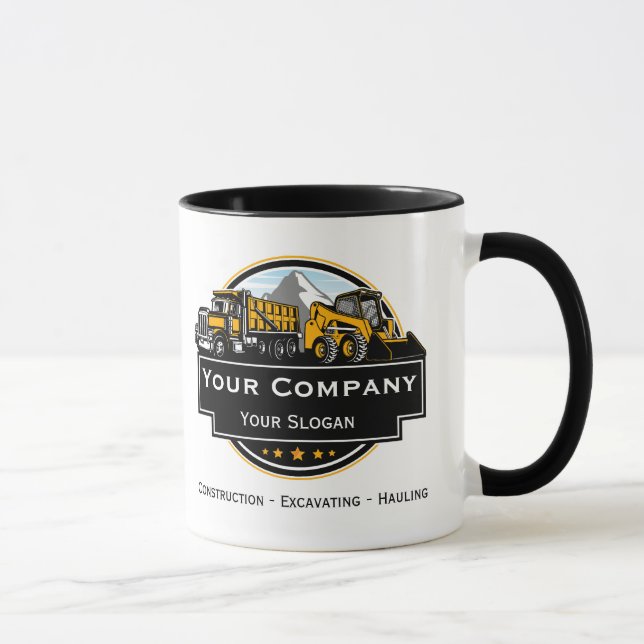 Mug Société de construction d'équipement lourd profess (Droite)