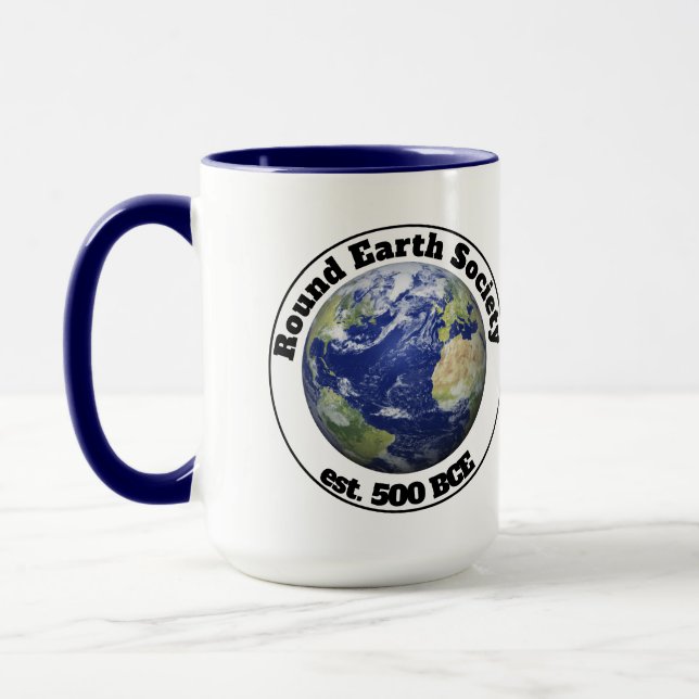 Mug société de la terre ronde (Gauche)