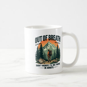 Mug Société de randonnée hors d'haleine drôle de monta