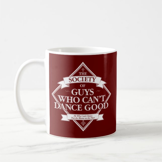 Mug Société des mecs qui ne savent pas bien danser (Gauche)