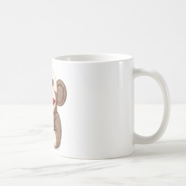 Mug Sock Monkey classique (Droite)