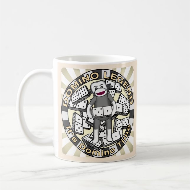 Mug Sock Monkey Domino Legend  (Gauche)