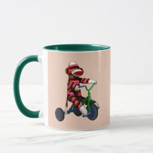 Mug Sock Monkey Tricycle