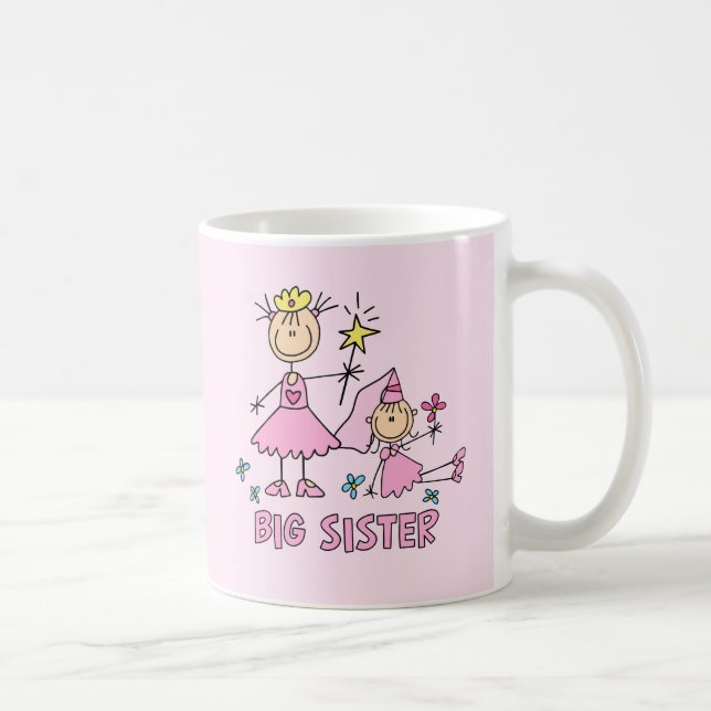 Mug Soeur de princesse Duo de bâton grande (Droite)