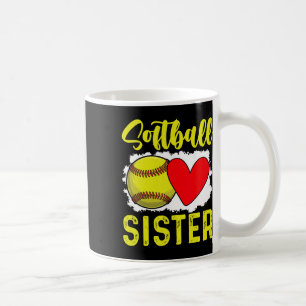 Mug Soeur de softball Joueuse de softball