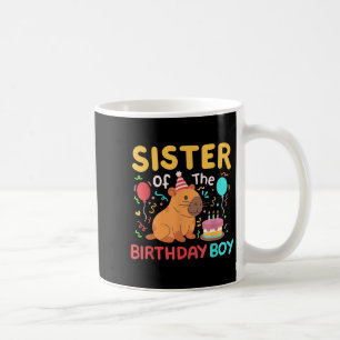 Mug Sœur du capybara garçon d'anniversaire Capy Enfant