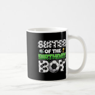 Mug Sœur du garçon d'anniversaire Fête de football Fam