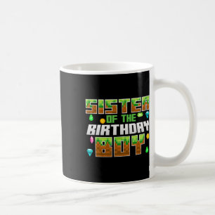 Mug Sœur du garçon d'anniversaire joueur de jeux vidéo
