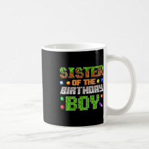 Mug Sœur du garçon d'anniversaire Vidéo de fête d'anni