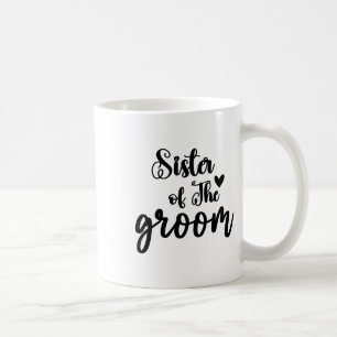 Mug Sœur du marié Mariage assorti à la fête de mariage