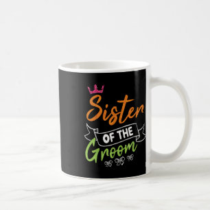 Mug Sœur du marié mariée heureuse mariage mariée Hu
