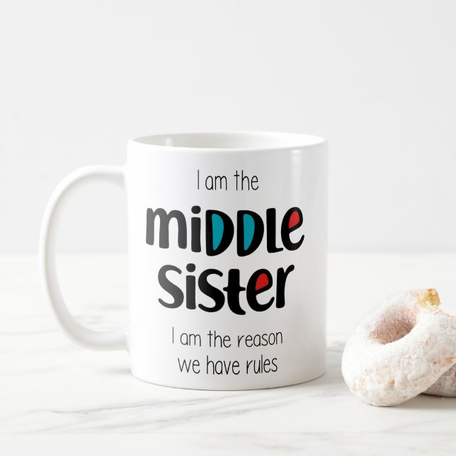 Mug Sœur du milieu (Avec donut)
