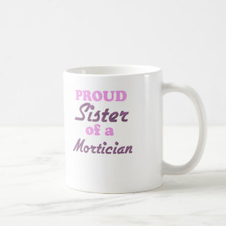 Mug Soeur fière d'un entrepreneur de pompes funèbres