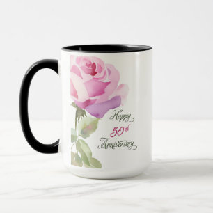 Mug Soeur jubilé catholique 50e anniversaire rose Nun