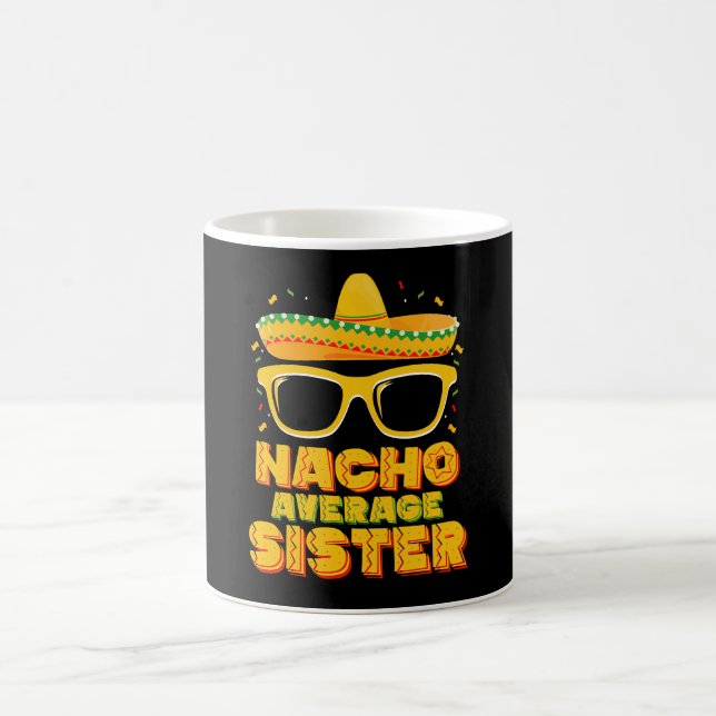 Mug Sœur pas moyenne Cinco De Mayo famille appariée (Centre)