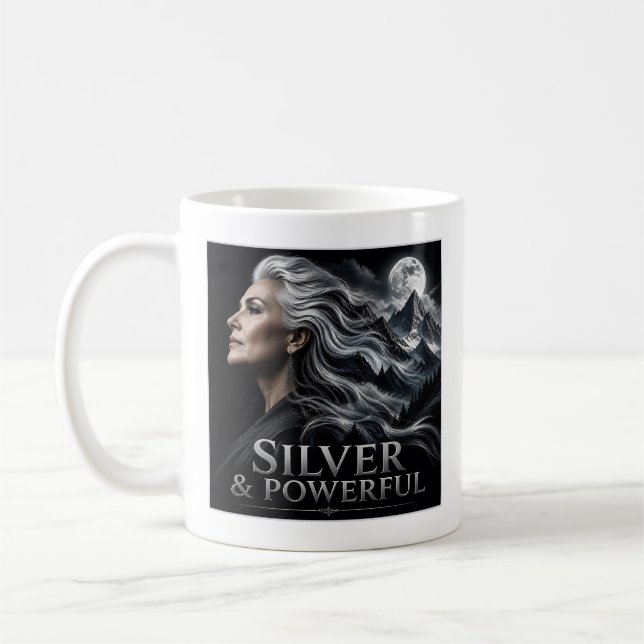 Mug Sœurs Argentées et Fière Chevelure Grise Fierté (Gauche)