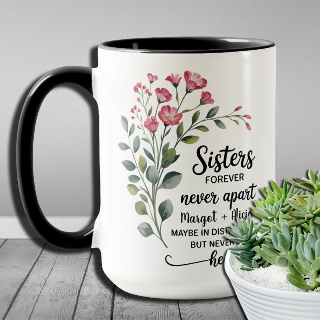 Mug Soeurs Cadeaux De Coeur Pour Toute Soeur Significa (Créateur téléchargé)