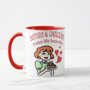 Mug Soeurs et chocolat